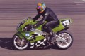 Barry’s motorcycle racing on speedy No 18